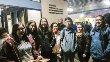 Grupo Laico comparte café con asistentes al hospital de Chillán
