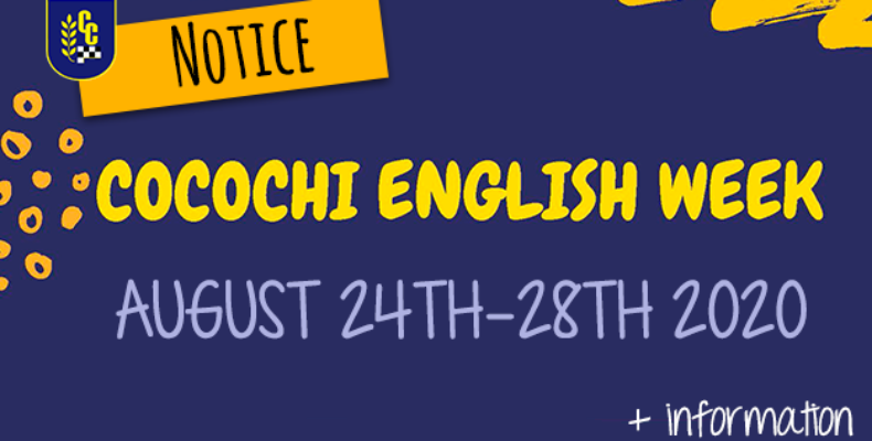 COCOCHI ENGLISH WEEK