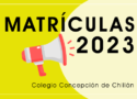 INFORMATIVO DE MATRÍCULA AÑO 2023