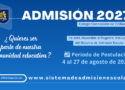 Admisión 2027